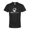 Unisex Poly-Rich V-Neck T-Shirt Thumbnail